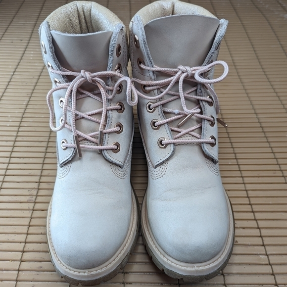 Timberland "Nellie" Waterproof Chukka Women's Size 6.5M light bubblegum Pink Nub - Picture 3 of 12